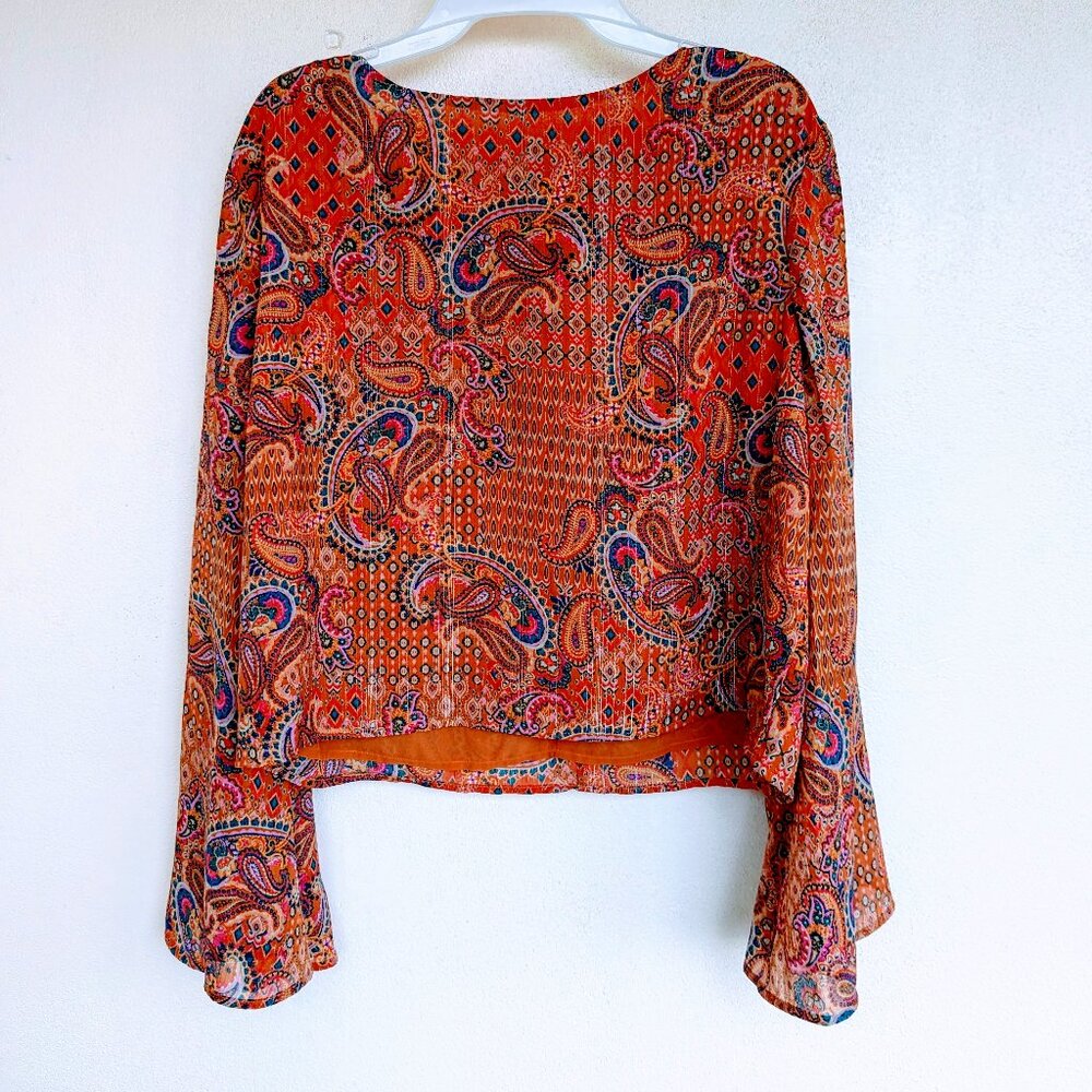 JESSICA SIMPSON Women's Top Blouse  Size M  Winding Trail Abode  NWT